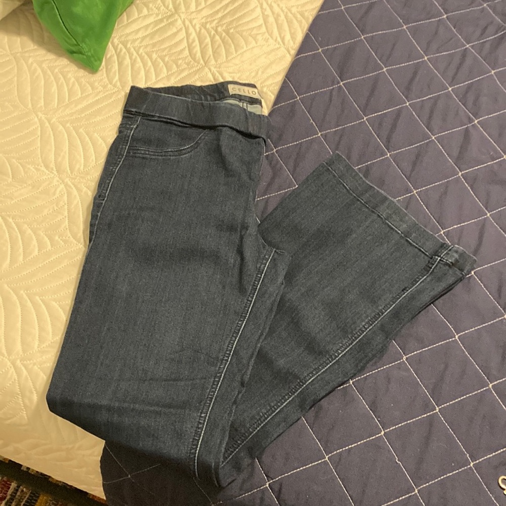 Cello Dark Blue Straight Leg Jeans